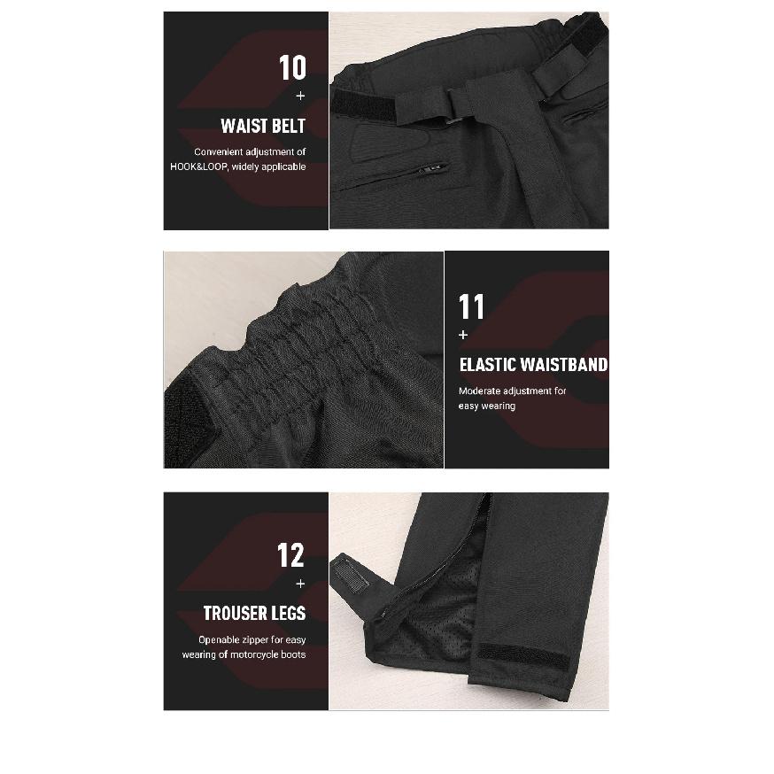 Motorcycle Riding Pants Men's Four Season Warm Motorcycle Jacket Pants Autumn And Winter Breathable Rainproof Motorcycle Pants