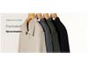 Autumn Winter 2025 Versatile Men's Knit Pullover Sweater - Long Sleeve Lapel Style for Casual Business Fashion