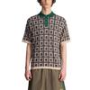 adidas Originals X Brain Dead Collaboration Trefoil SS25 Sports Fashion Comfortable Short Sleeve Polo Shirt Unisex Polo Shirts Dust-Sand JN7151