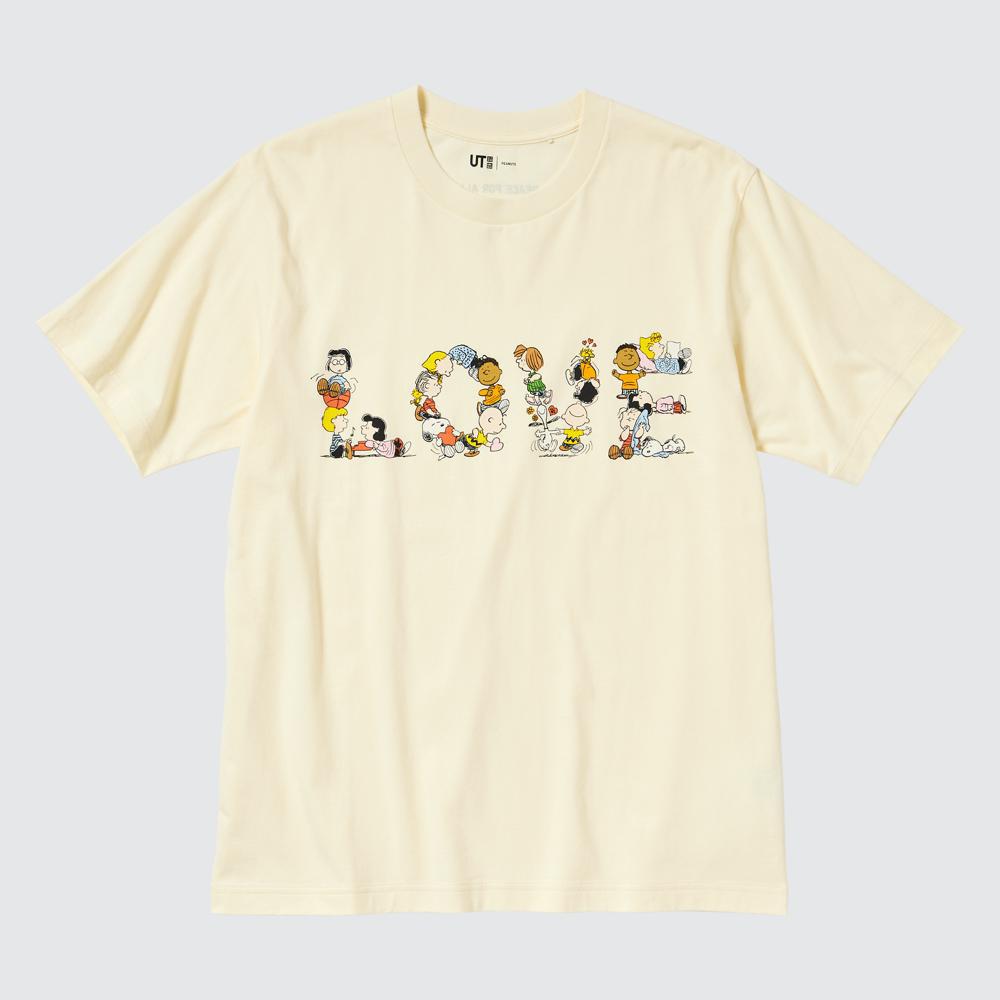 

Футболка UNIQLO PEANUTS UT с коротким рукавом и рисунком