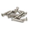 800Pcs M2 Self Tapping Screw for Cross Countersunk for Head Wood Screw Set 304 Stainless Steel Phillips Flat for Head Sc