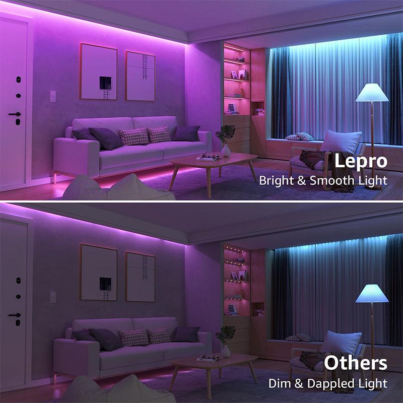 1–30M RGB LED Strip Lights 5V USB Bluetooth APP & 24-Key Remote Control Flexible Light for TV Backlight Bedroom Party Decor