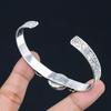 925 Sterling Silver Rainbow Moonstone Gemstone Elegant Engagement Bangle Jewelry