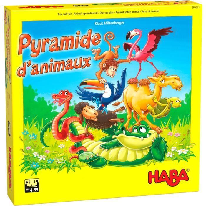 Jeu de Construction et d'Équilibre avec des Animaux Colorés - HABA - 29 Pièces en Bois