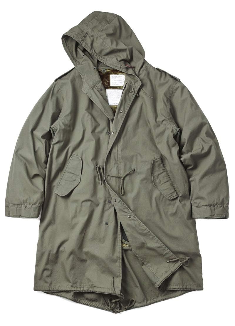 

Houston HOUSTON Mod Coat Outerwear Parka Aoshima Coat Bayside Shakedown 5409M M-51 оливковий