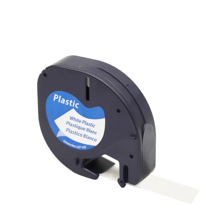 10pk 91330 LT Fita de etiqueta compatível com Dymo Letratag Ribbon 91331 para LT-100H LT-100T Dymo Impressora de etiquetas adesivas Lm920 Fita 12mm