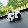 New Car Ornaments, Cute Panda Doll, Car Aromatherapy Perfume, Center Console Decoration, Cartoon Car Aroma Diffuser Stone