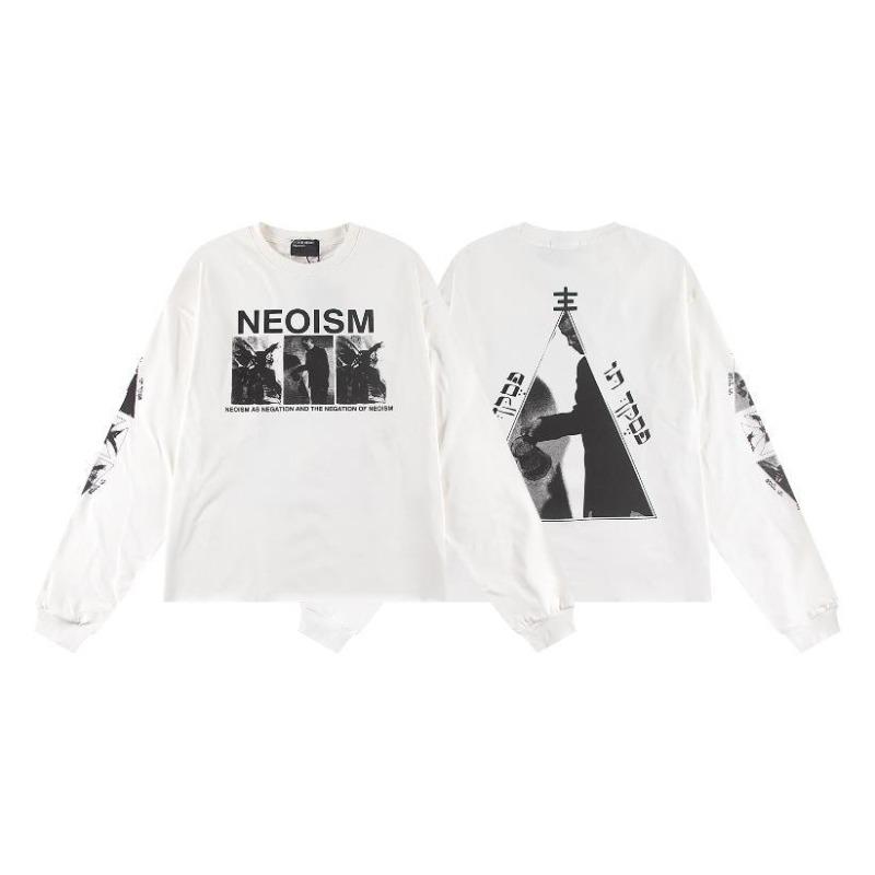 Letter printing retro portrait American tide brand loose men's and women's casual short-sleeved T-shirt tide