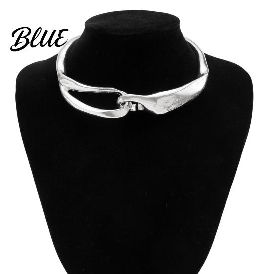 Fashionable Accessory Women Chunky Necklace Dainty Choker Hypoallergenic Alloy Jewelry