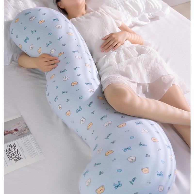 Sleeping Pillow That Conforms To The Human Body Curve Children Adults Pregnant Women Long Bar Pillow Skin Friendly Breathable and Soothing Pillows