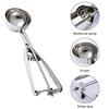 Stainless Steel Ice Cream Scoops, Perfect for Ice Cream, Potato Salad, and Meatballs, Convenient to Clean, Available in 3 Sizes, Suitable for Kitchens