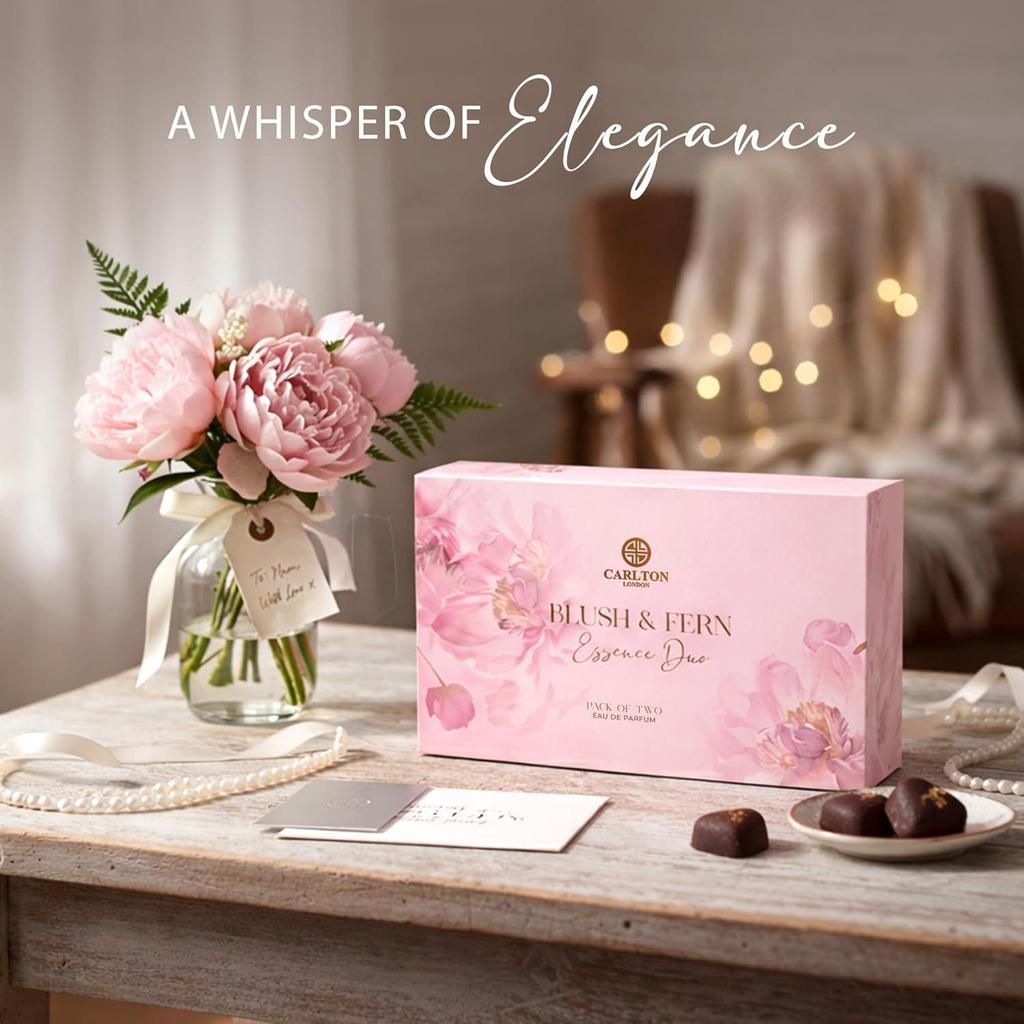 Carlton London Blush & Fern Women Gift Set - Pack of 2 (30ml each) |