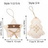 Creative Christmas Hanging Decoration Felt Fabric Colorful Felt Christmas Hanging Pendant Plush Handmade