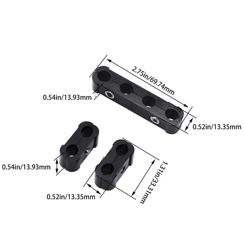 3Pcs for 8MM/9MM/10MM Car Spark Plug Electrical Wire Clamp Separator Line Ignition Cable Clip Auto Decoration Accessories.