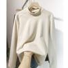 Plus Size Women S Half High Neck Thermal Base Layer Loose Fit Belly Covering