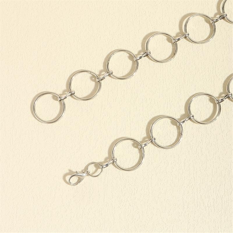 Metal Waist Chain for Women Belly Link Chain Belt Perfect for Dresses and Casual Outfits Waistband with Adjustable Clasp