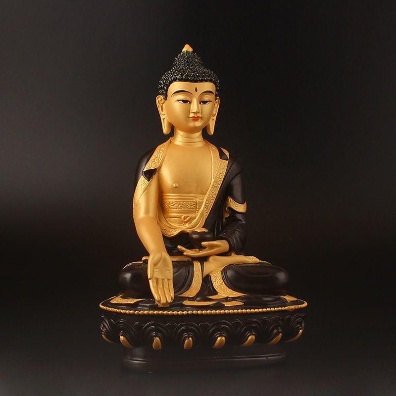 Shakyamuni Buddha, Amitabha Buddha, Medicine Buddha, small Buddha statues, Tibetan Five-Direction Buddha statues