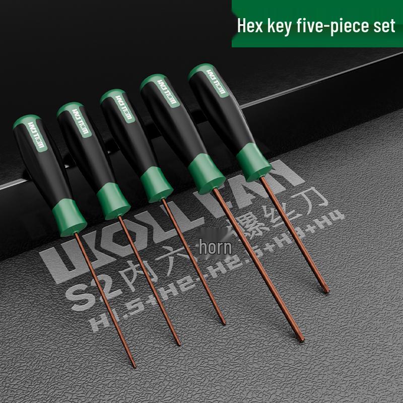 Hexagon Screwdriver Set: 6-Point Extended Handle (H2.5, H3, H6)