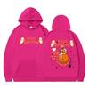 Unisex Hooded Sweatshirt With Astronaut Print Loose Fit Casual Sportswear Men Women Teens