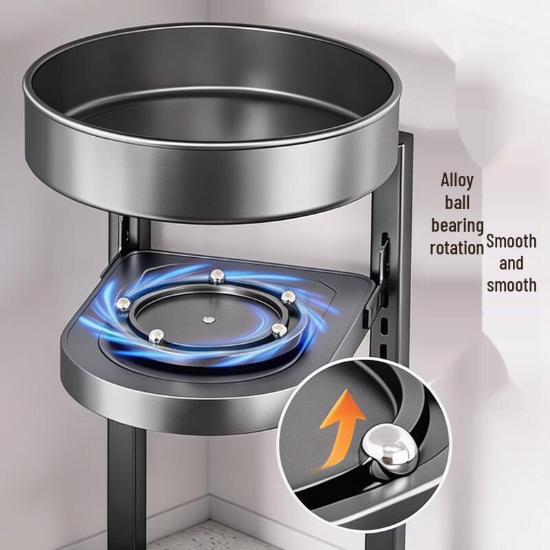 360-Degree Rotating Countertop Kitchen Spice Rack