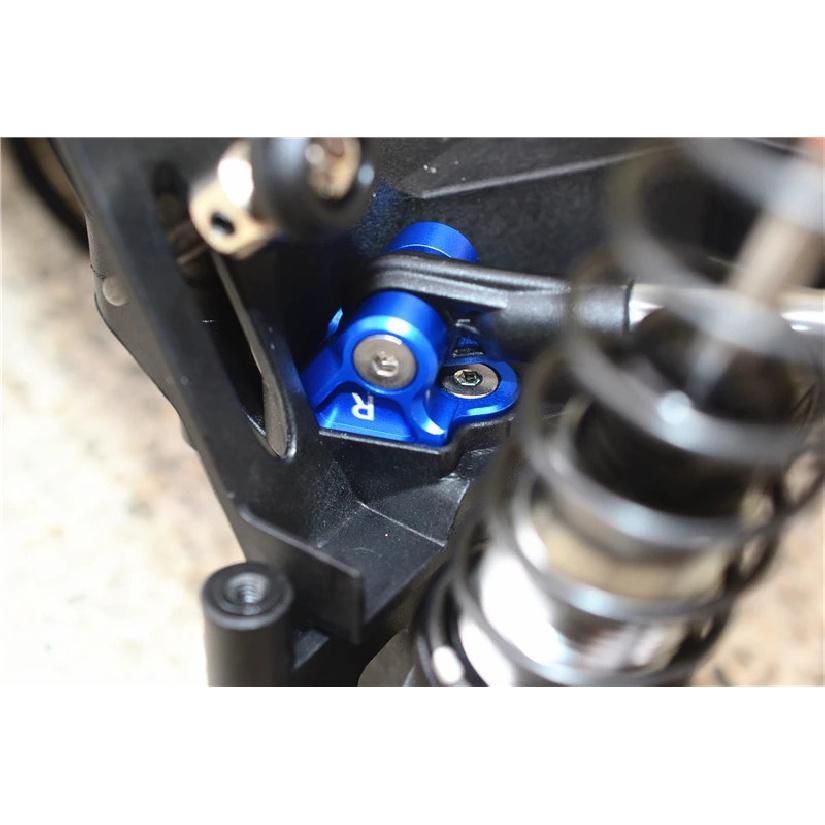 GPM Aluminum Rear Upper Axle Mount Set For Suspension Links For LOSI 1/6 Super Baja Rey 1.0/2.0