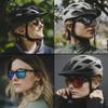 Sunglasses UV400 Driving Golf Hiking Outdoor Mirror Lens Stylish Lightweight Poise Black Matte [Uvex] (Silver)