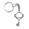 Ornate Gear Keychain Antique Style Punk Pendant Key Holder 30mm Ring