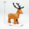 Zoo Animals Building Blocks Set: Elephant, Camel, Deer, Giraffe, Gorilla, Horse, Tiger - Mini Action Figure Bricks Toy