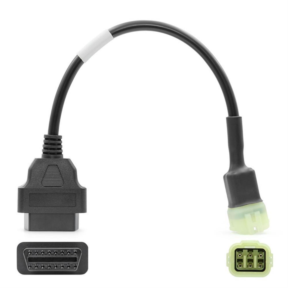 6-Pin auf 16-Pin OBD2 Adapterkabel Motorrad Fehlererkennungsstecker