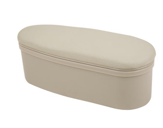 

Ящик для хранения в дверце автомобиля, подлокотник, кожаный органайзер для деталей салона автомобиля, регулировка подлокотника, поручня, усиленная подкладка, универсальная бежевый