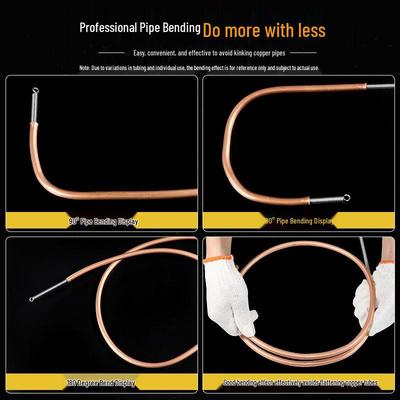 Air Conditioner Copper Pipe Bending Spring - Manual Tool for Refrigeration Repair and Installation