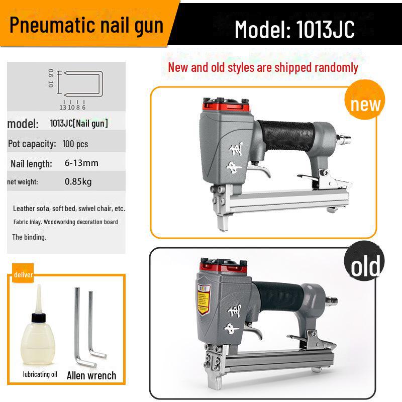 

Прямой гвоздезабивной пистолет Zhongjie F30, гвоздезабивной пистолет Mosquito 625, гвоздезабивной пистолет Yard 1013, стальной гвоздезабивной пистолет T64, спиральный гвоздезабивной пистолет, стальной рядовой гвоздезабивной пистолет