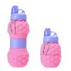 Reusable Silicone Water Bottle 700ml Hiking Water Cup Portable Collapsible Water Bottles  Outdoor