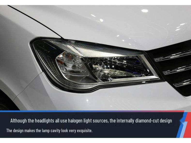 Fits Dongfeng Fengguang 330S: Complete Headlight Assembly (High/Low Beam)