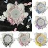 Flower Wings Badge Display Base Plush Cat Ear Pins Tray Cute Badge Holder  Anime Badge Decoration