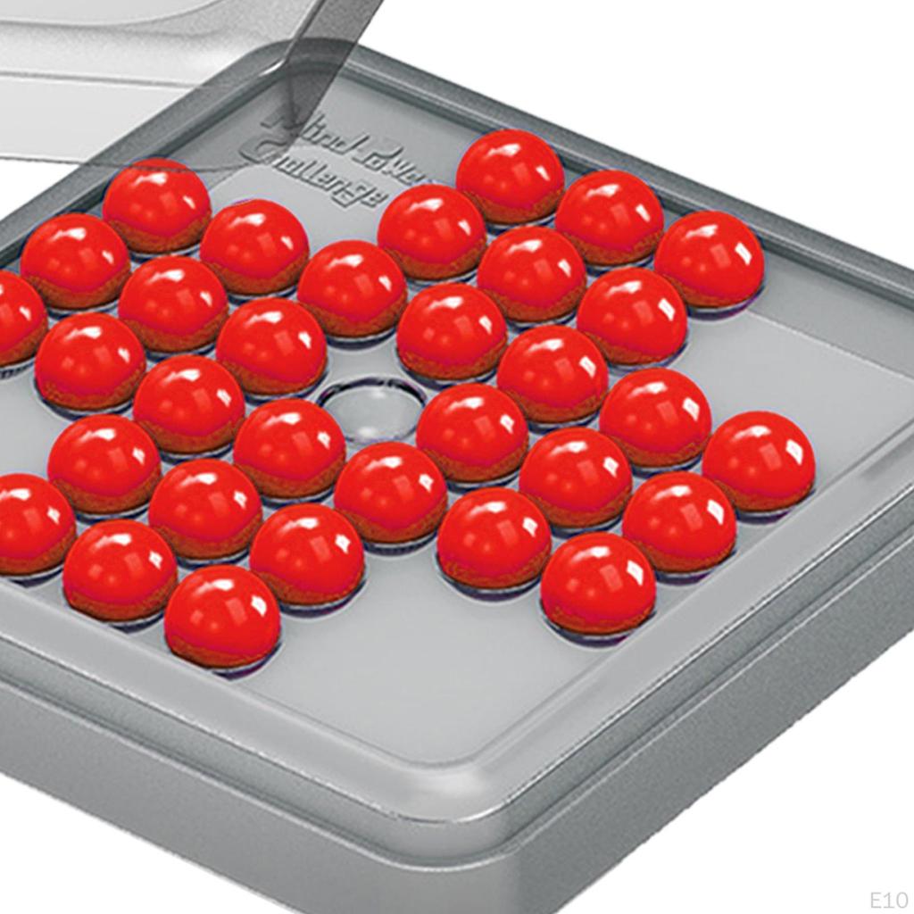 Solitaire Board Game Traditional Classical Chess Mind for Party Friends Yellow