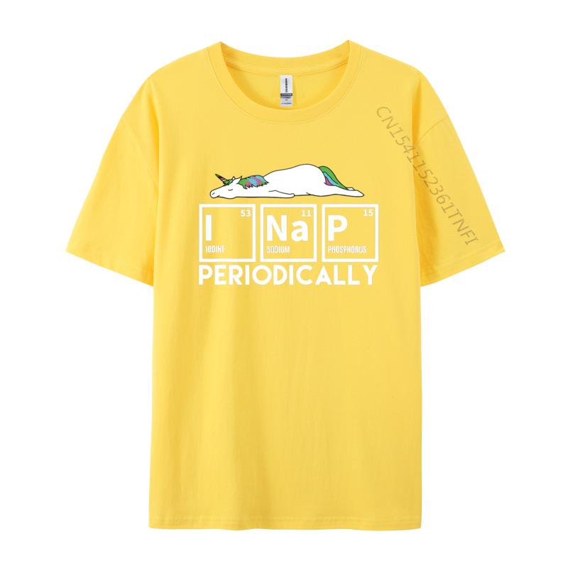 I Nap Periodically Funny Science Unicorn Tshirt Unisexs Cotton Fabric Great T Shirts Black Shirts Fashion Tees