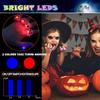 Rozsvítící kroužky na Halloween pro děti, 50 ks LED blikajících kroužků Hračky pro dětskou halloweenskou párty, Dárky, Ceny a Výplně do tašek