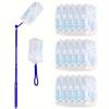 Extended Pole Dust Collector Disposable Fiber Cloth Electrostatic Precipitator Household Office Magic Duster CCD003