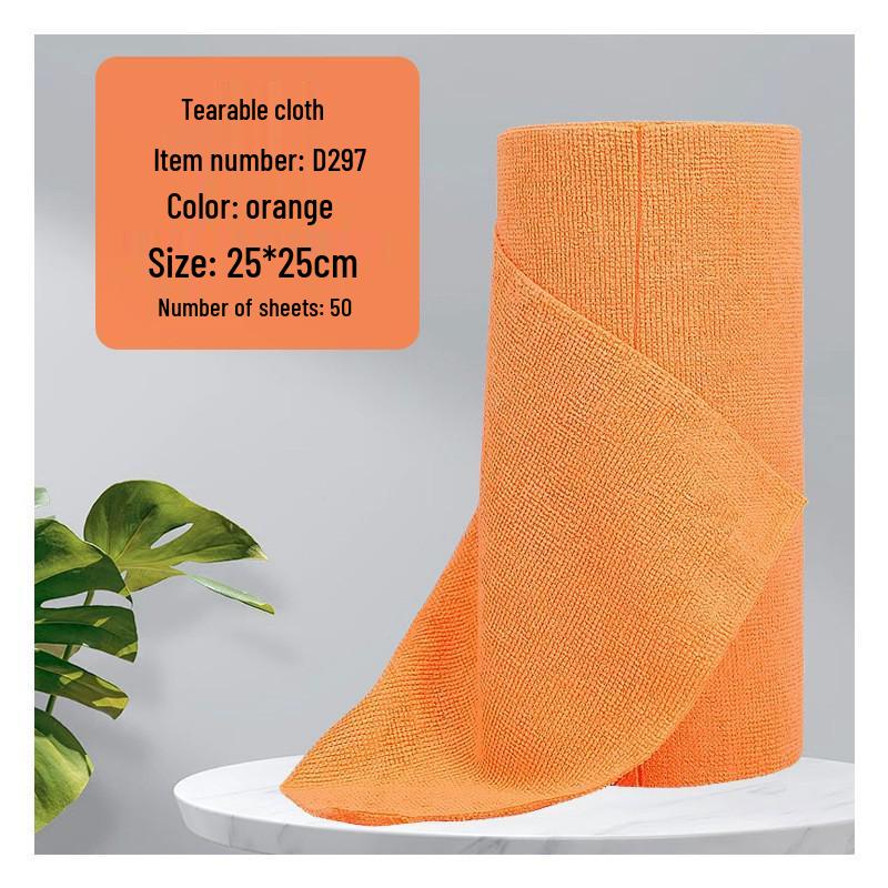 Hand-Tearable Microfiber Kitchen Towels: Absorbent, Disposable, Multifunctional Cleaning Rags