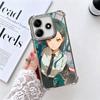 Shiraishi An Music Game Soft Phone Case For Xiaomi Redmi Note 14 15 Pro Plus 13 12 11S 11T 5G 10 9S 9 Plating Anti-Fall Fundas