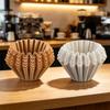 50Pcs Pour Over Coffee Filter Papers 50 Sheets; Fits Coffee Dripper & 1-2/2-4 Cups Wave Dripper Coffee Filter Papers