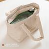 Fashion Large Capacity Lunch Box Storage Bag with Pocket Insulated Quilted Food Handbag Thermal Insulation Bag