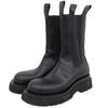Bottega Veneta Ausgezeichneter Zustand LUG Chelsea Chelsea-Boots mit seitlichem Gummieinsatz, Damen, schwarz, Größe 38 Schuhe 38 schwarzBenutzt