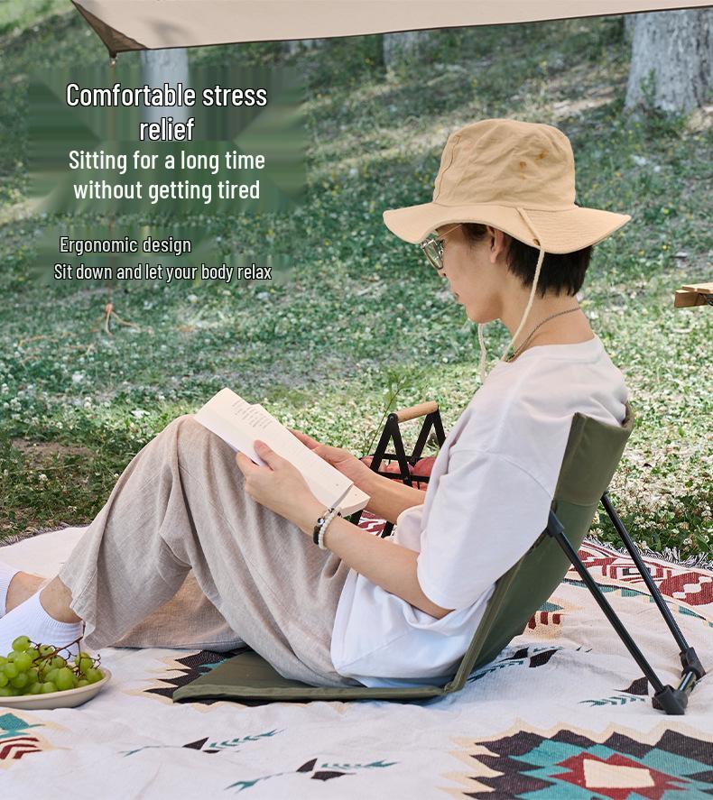 Portable Folding Aluminum Alloy Beach & Camping Chair