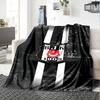 Coperta in Flanella con Stampa Logo Beşiktaş Alta Qualità Calda Confortevole Coperta per Tutte le Stagioni Perfetta per Regali Decorazione per la Casa