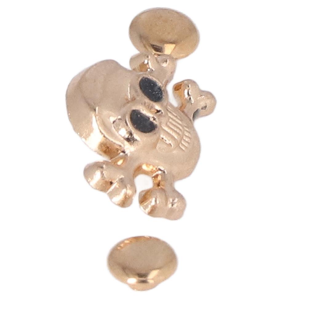 150 Sets Skull Rivets Rustproof Exquisite Fines Lther Craft Decorations for Making Shoes Clothing Bags