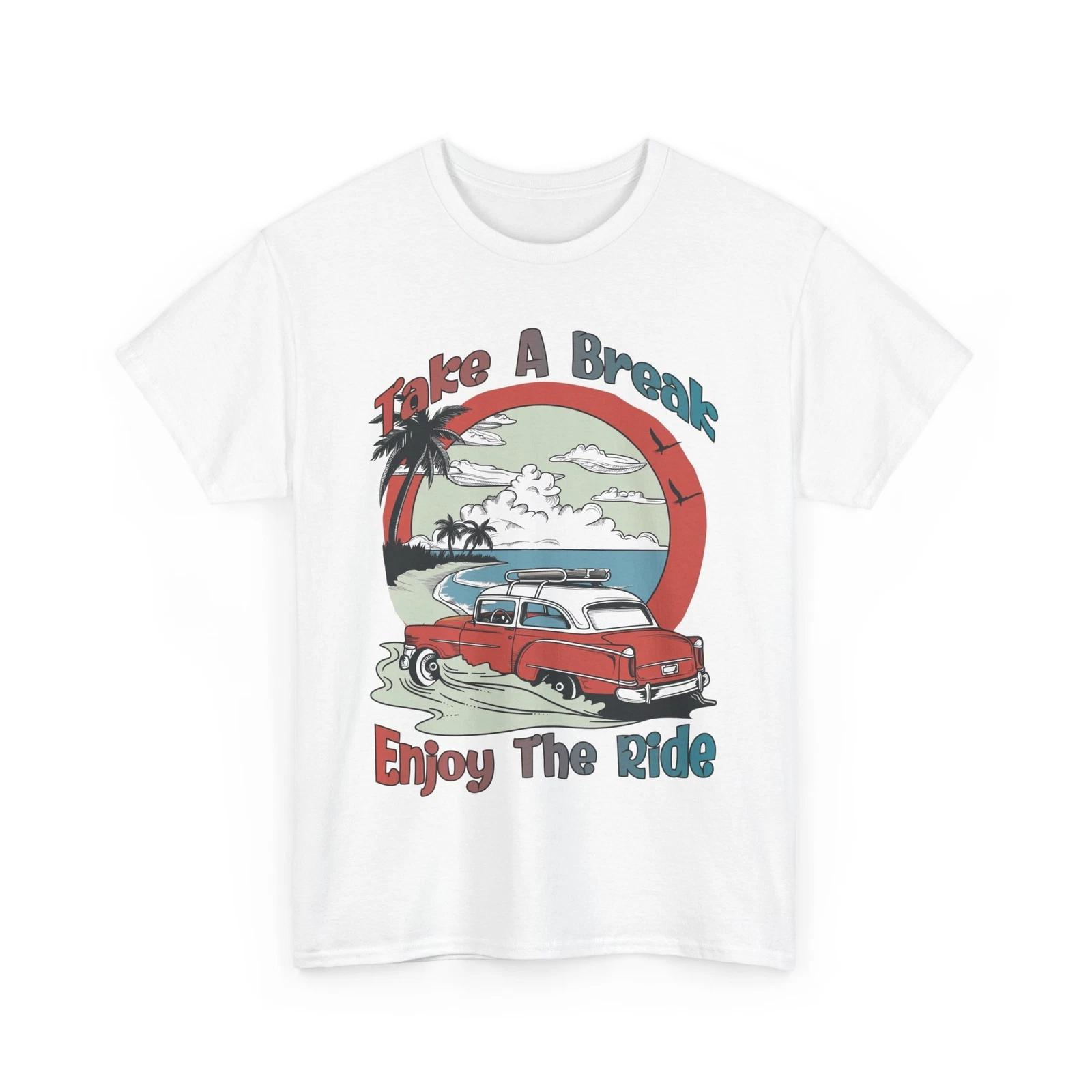 

Lost in the Right Direction T-Shirt | Take A Break, Enjoy The Ride Shirt L