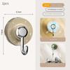 Swivel Suction Cup Bathroom Hook Markless Punch-Free Wall-Mounted Heavy-Duty Bathroom Kitchen and Furniture Storage