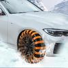 Universal Anti-Slip Car Tire Chains - Heavy-Duty Snow Traction Chains for Vans, Sedans & SUVs